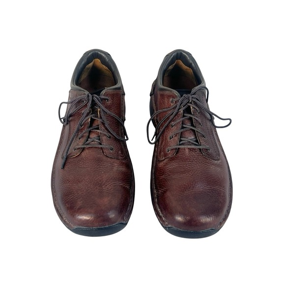 vtg Red Wing Shoes 8704 Safety Toe Oxfords Mens sz 10 Brown Lace Up - Picture 1 of 7